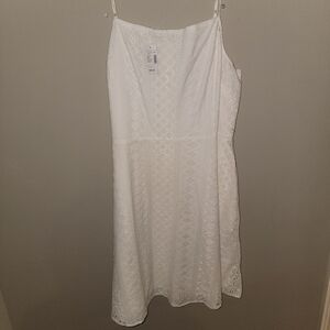 Maurices White Textured Dress